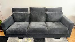 IKEA VIMLE 3er-Sofa–Djuparp dunkelgrau – neuwertiger Zustand
