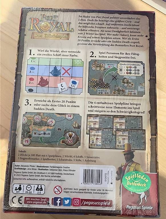 Spiele: Brettspiel - Port Royal – Neu und originalverpackt aus Brunnen von ker_2kzc 1