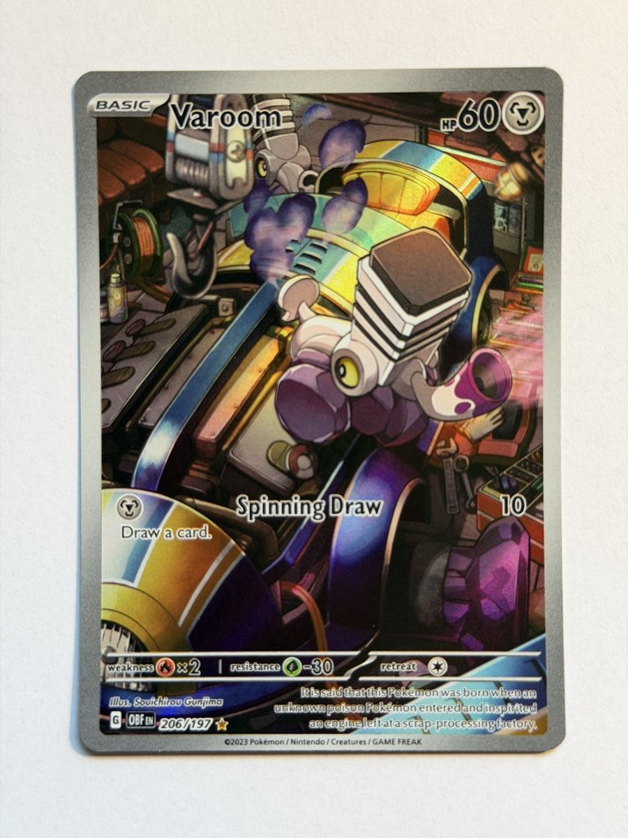 Pokémon Carte collezionabili: Pokemon Varoom AR 206/197 EN – Usato da Uster venduto da l_cards