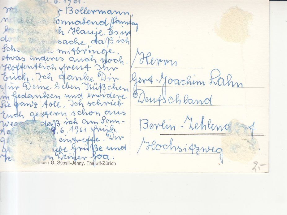Cartoline postali: Axenstrasse 1961 – Usato da Bürglen TG venduto da StampGraf 1