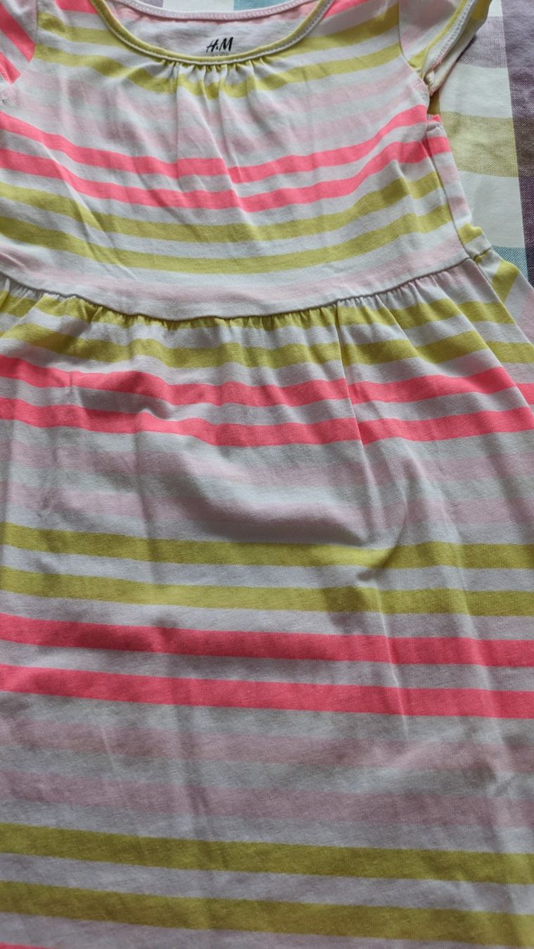 H&M Kleider & Röcke: Süsses buntes Sommerkleid - Gr. 98/104 – Gebraucht aus Staufen von Fleby84 1