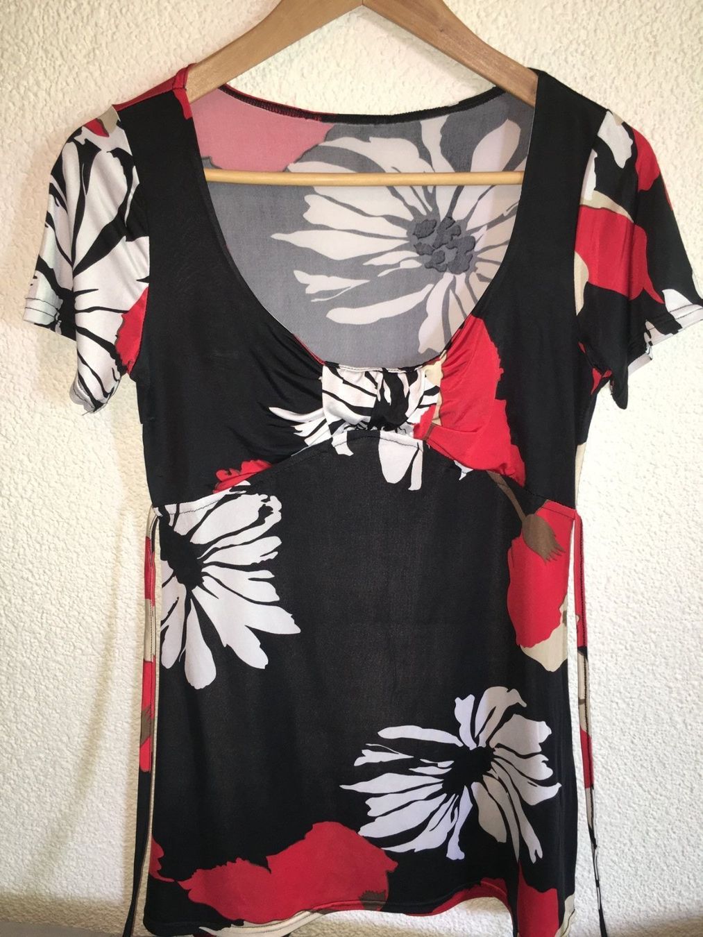 Blusen: Bluse/Tunika, Gr. 38, z. Binden hinten – Gebraucht aus Arni AG von Mimo007
