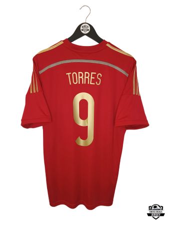 TORRES #9 Original Spain 2013-15 Home Trikot