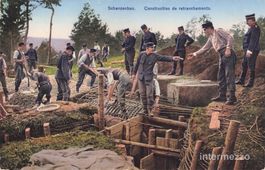 Militär // 1914 Schanzenbau Grenzbesetzung Soldaten