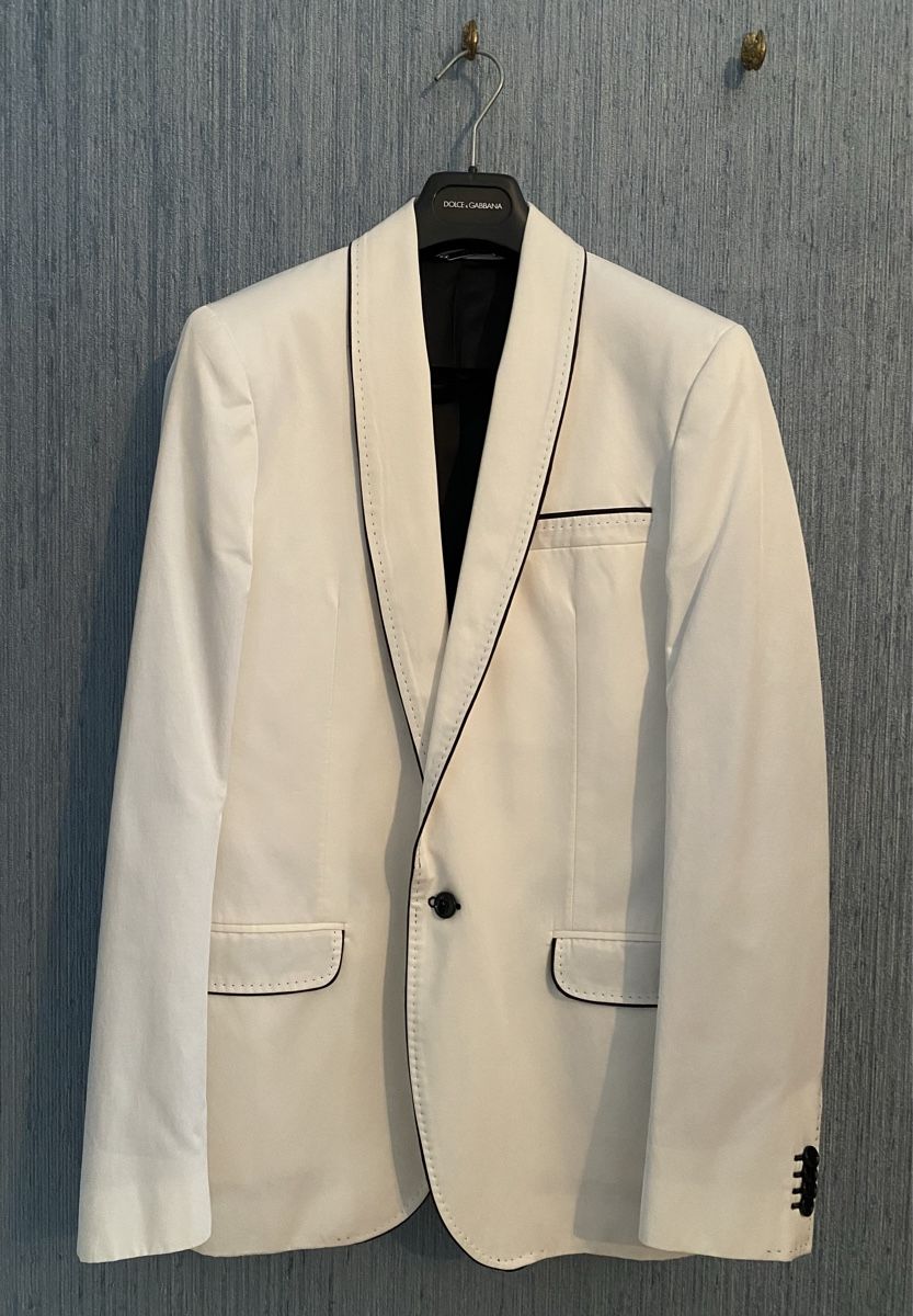Dolce & Gabbana Anzüge: Dolce & Gabbana D&G - Costume blanc élégant – Neu (gemäss Beschreibung) aus Genève von TheMattiBoutique 2