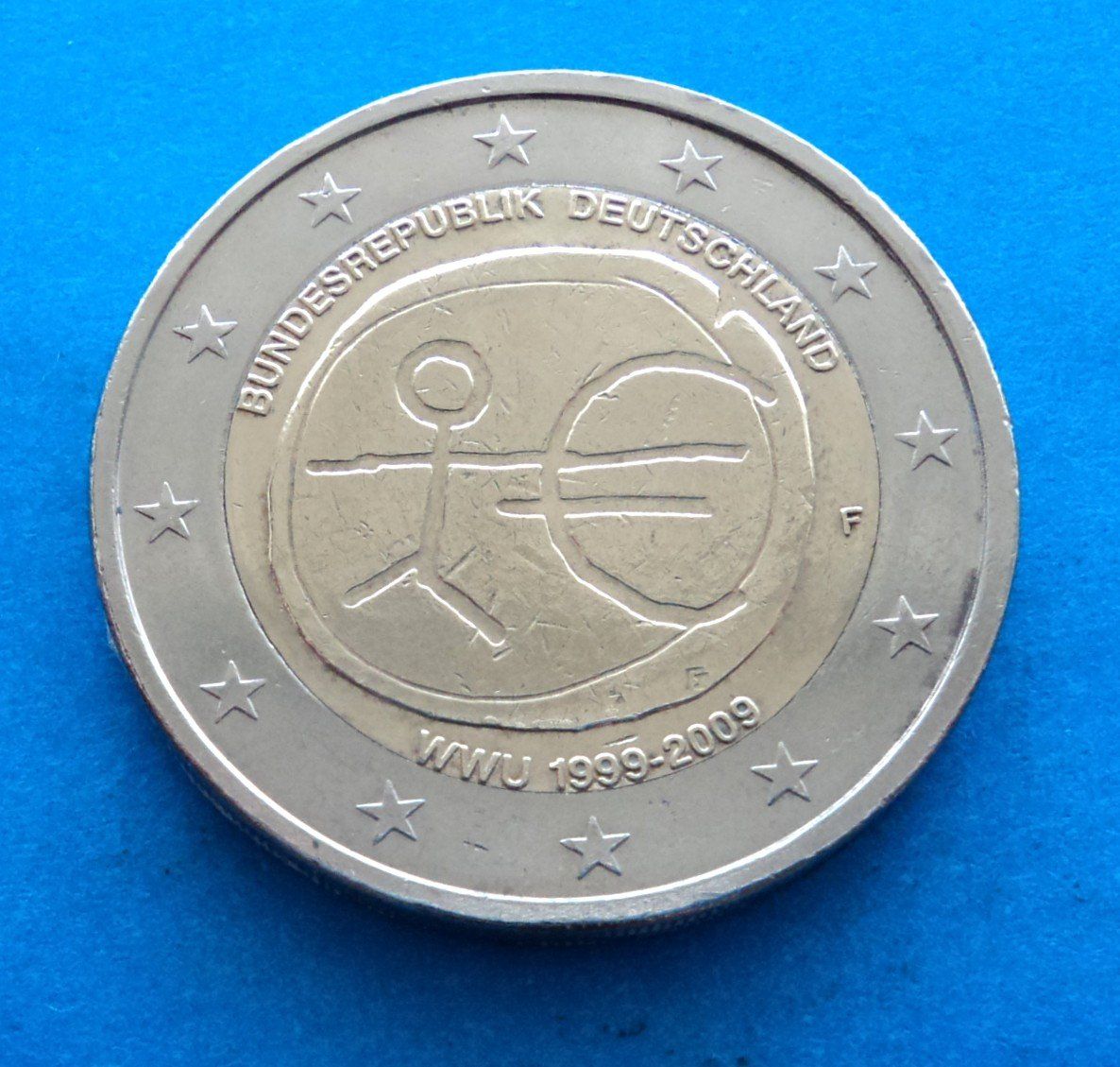 Tutti le monete: Deutschland: 2 Euro WWU 2009, SS – Usato da Basel venduto da maripas17