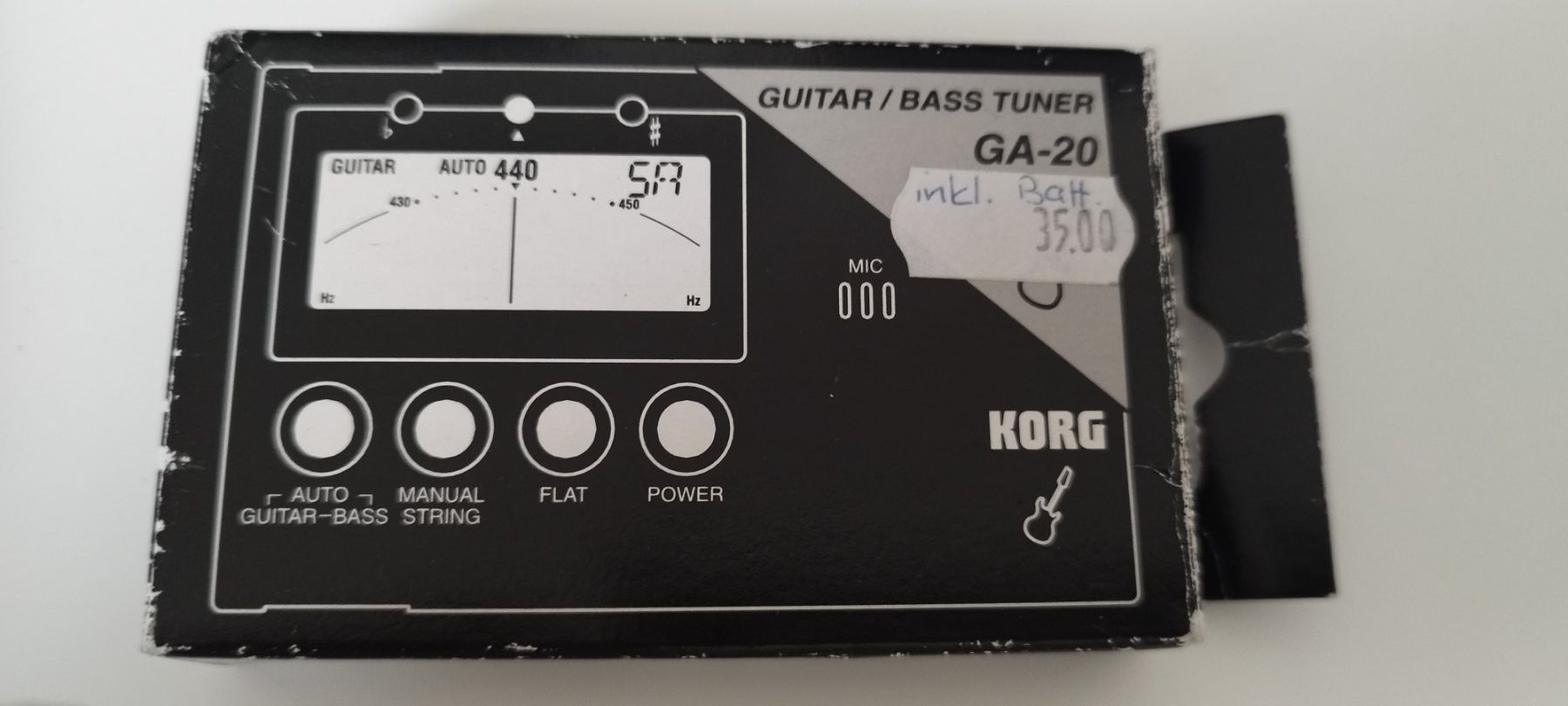 Korg Messen: Korg Bass Guitar Tuner GA20 – Neu (gemäss Beschreibung) aus Rickenbach LU von Florledoh 2