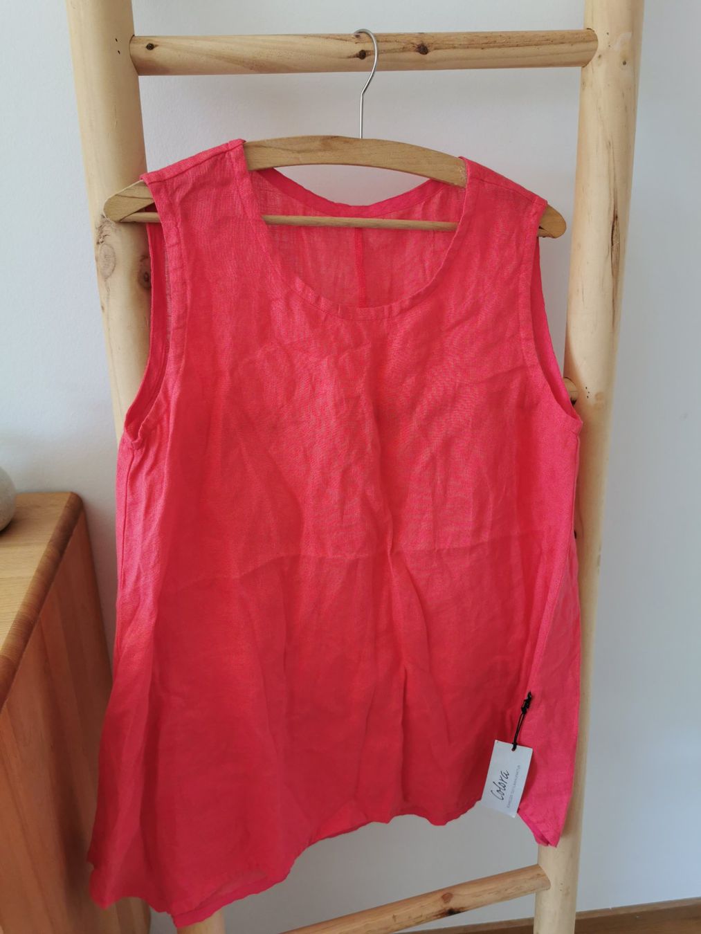 Tops: Colora Leinentop Koralle – Neu und originalverpackt aus Magden von 7Sibylle