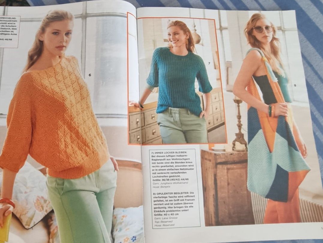 Riviste & Magazine: Strickheft Sabrina 4/23, Strickjournal – Nuovo e nell'imballaggio originale da geroldswil venduto da Gumball1 3