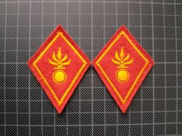 Kragenspiegel Kanonier Set Ord. 1972