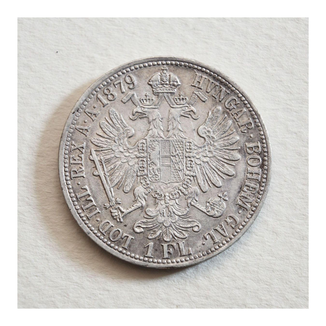 Tutti le monete: 1 Florin 1879 Silber 900 – Usato da Flamatt venduto da samowarow 3