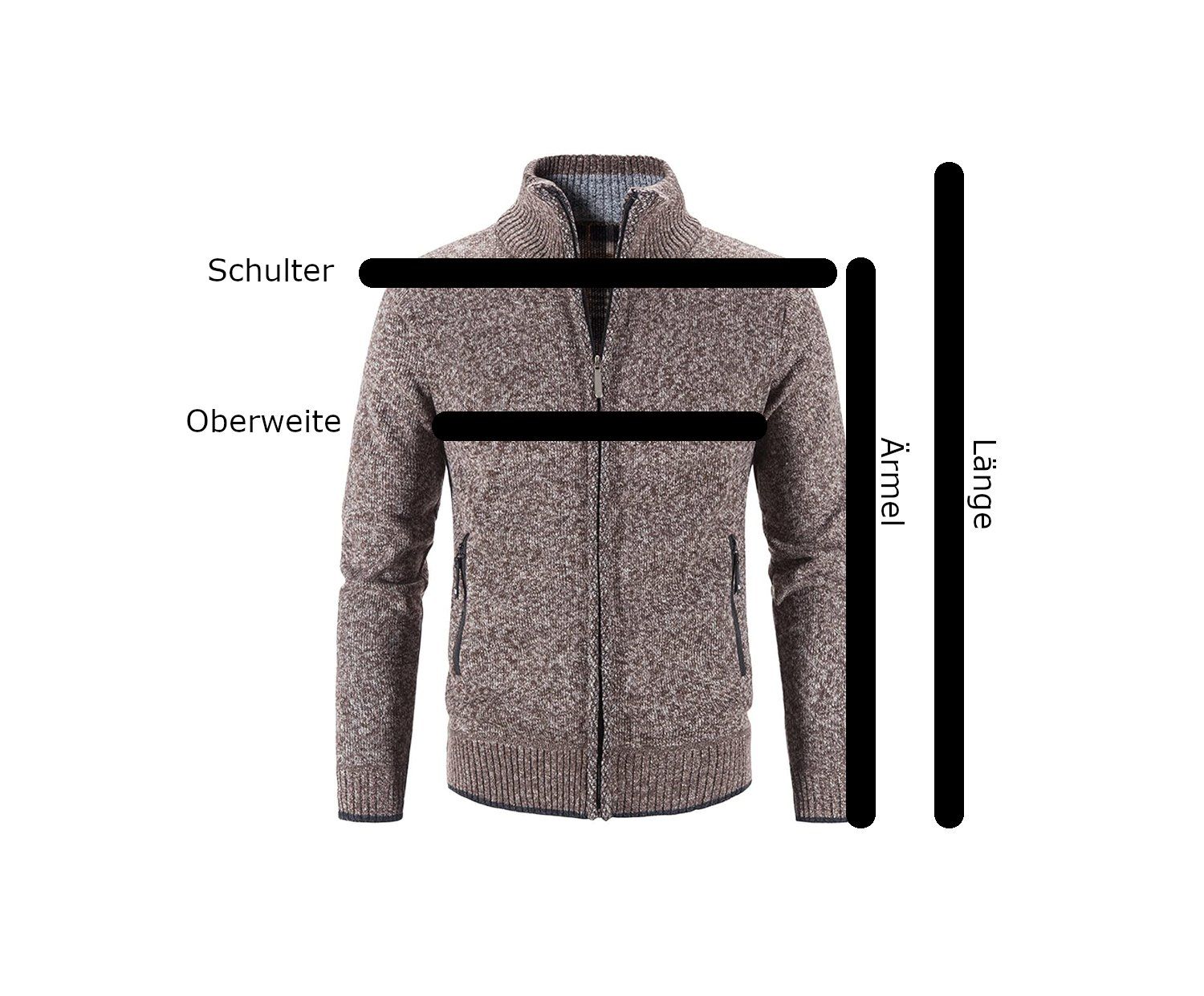 Maglioni & Felpe: XL Herren Strickjacke Strickpullover mit Reisverschluss – Nuovo e nell'imballaggio originale da Hundwil venduto da Stallone5 4