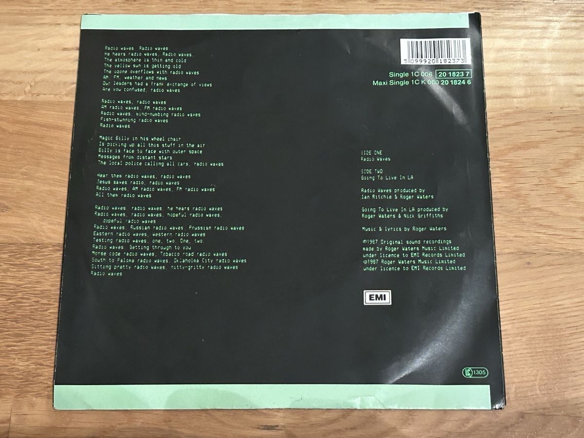 Schallplatten: Roger Waters Pink Floyd. 1987. Radio Waves – Gebraucht aus Faulensee von Mizuno06 2