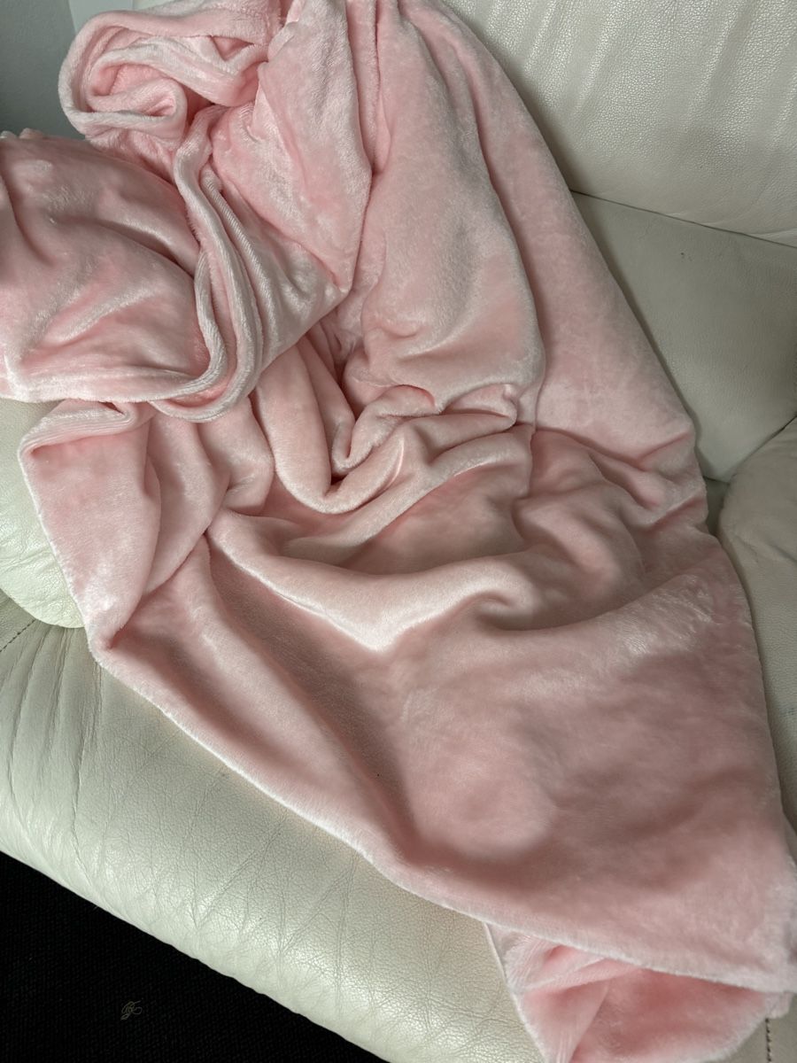 Coperte: Kuscheldecke rosa und hellgrau – Usato da Basel venduto da sch_9g6x