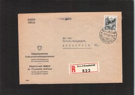 Eidg. VD , Sekt. Rechtswesen  , Dienstmarke Nr.54 , 2.Vl.42