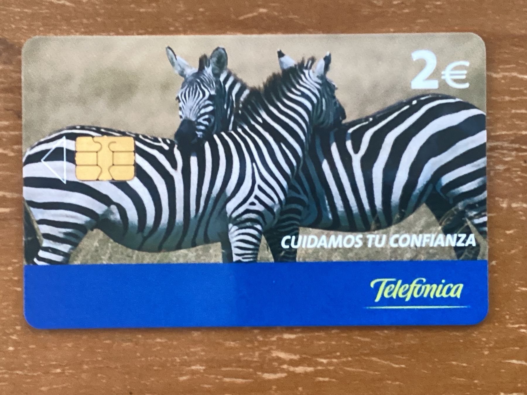 Telefon- & Taxkarten: Privat Telefonkarte Spanien. Zebras – Gebraucht aus Zürich von Tolima194