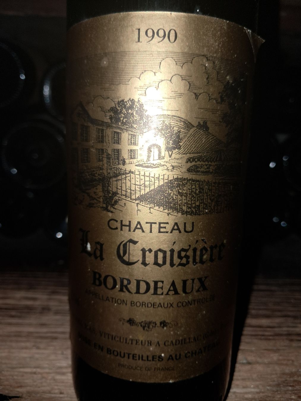 Vino: Château La Croisière Bordeaux 1990 – Nuovo e nell'imballaggio originale da Le locle venduto da juliensaran 1