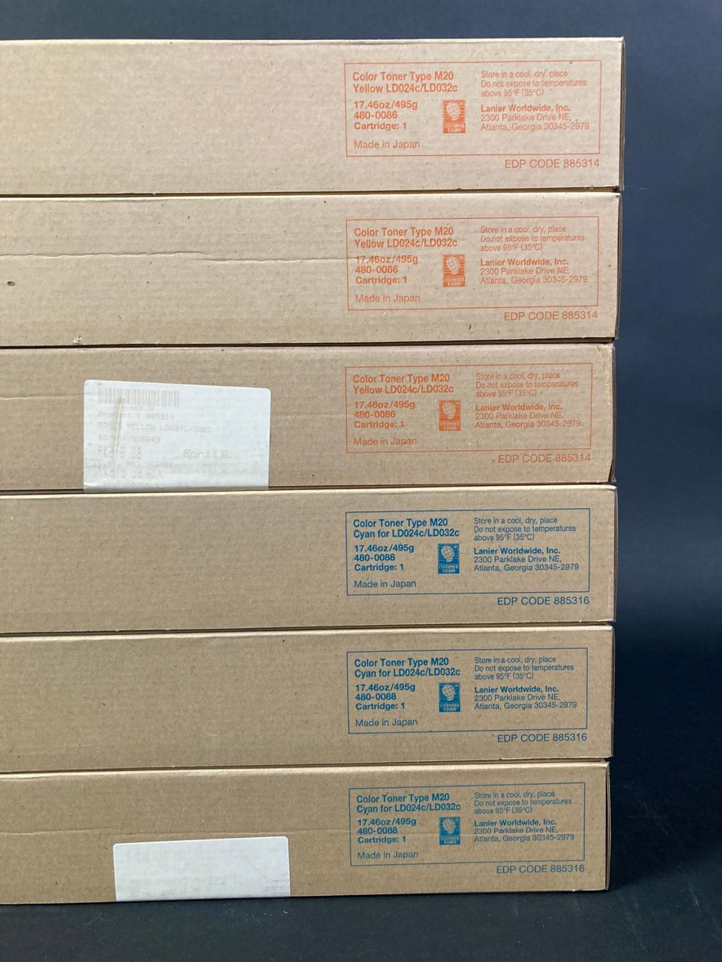 Ricoh Cartucce per stampanti & toner: Toner Lanier/Ricoh LD024c CYMK x11 – Nuovo e nell'imballaggio originale da Lausanne venduto da makenaikimuchi 2
