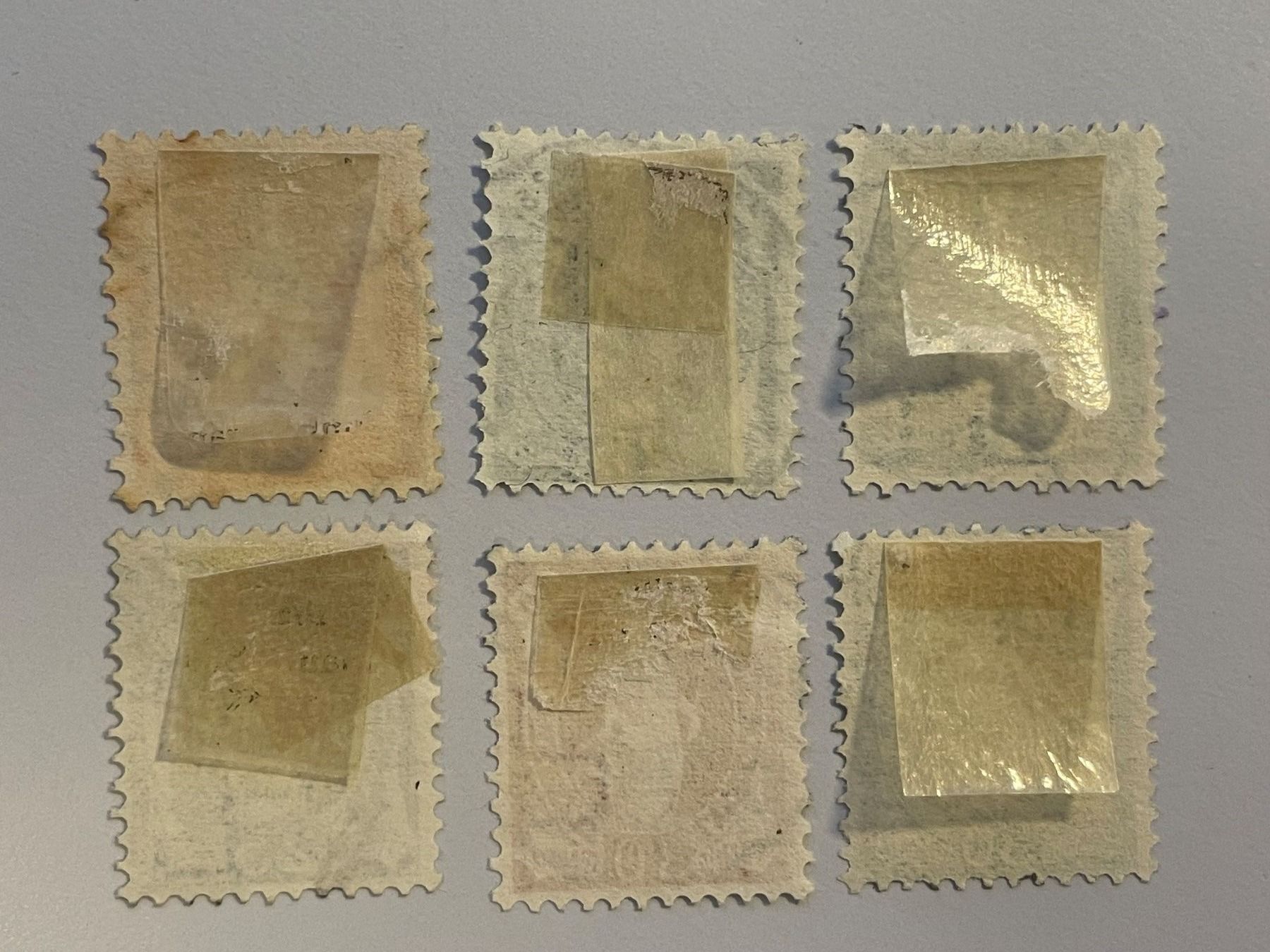 Alle Briefmarken: Stehende Helvetia Lot D, gestempelt – Gebraucht aus Küssnacht am Rigi von POSTOMASTER 1
