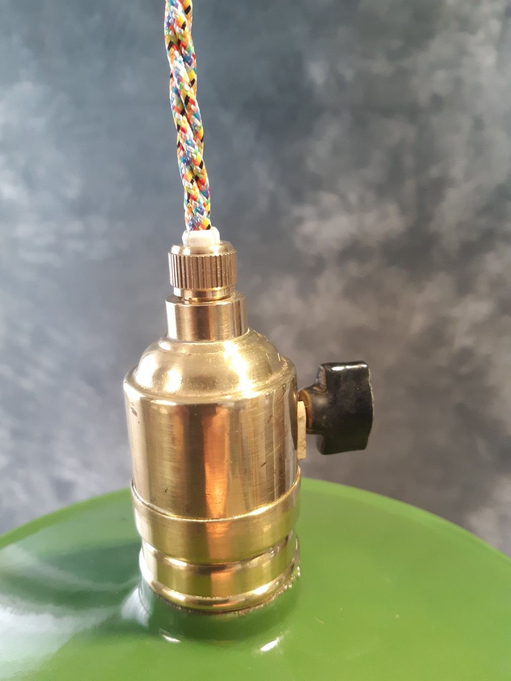 Lampade: Restaurierte Emaille Werkstattlampe – Usato da Winterthur venduto da lampenretter 1