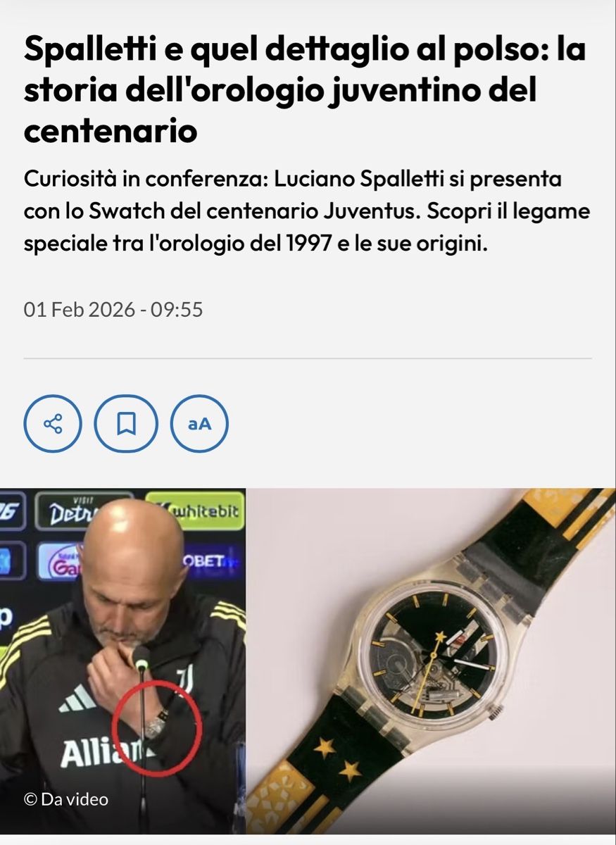 Swatch Orologi: SWATCH JUVENTUS – Usato da Le Landeron venduto da Gianns46 7