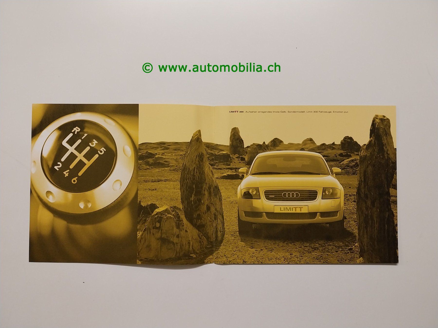 Audi Dokumente: Audi TT Limitt 300 2000/10 Prospekt deutsch – Gebraucht aus Weingarten-Kalth von Bettelbruenneli 1