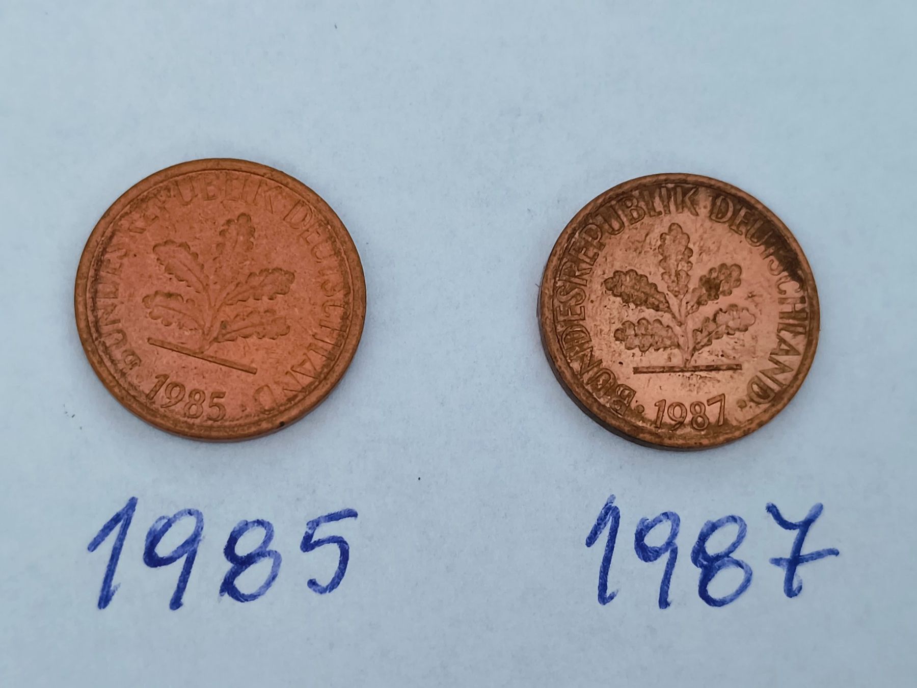 Tutti le monete: DEUTSCHE MARK - MÜNZEN 1950 / 1987 – Usato da Neuhausen am Rheinfall venduto da VALAMA 4