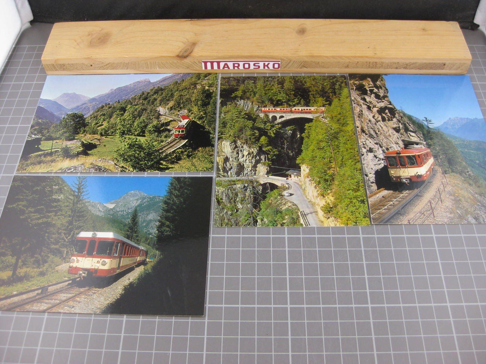 Ansichtskarten: AK-Set Martigny Châtelard Bahn MC – Gebraucht aus Malters von Marosko