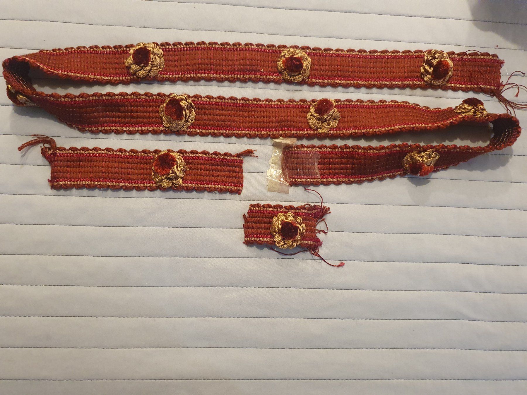 Nastri decorativi: Borte rot 1,10m 60 g – Nuovo (secondo la descrizione) da Volketswil venduto da gloriamundi
