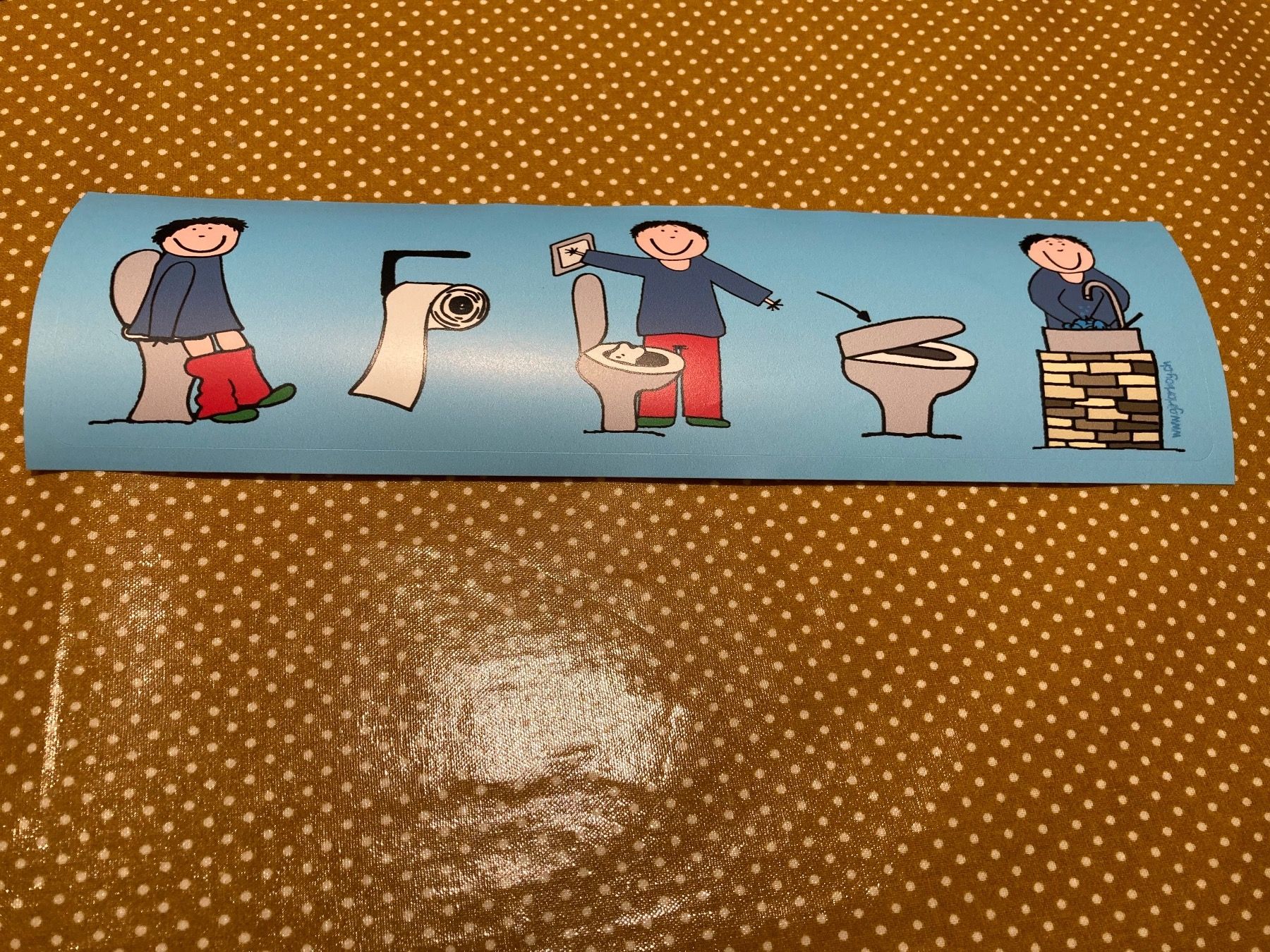 Sticker: Kleber Ablauf Toilette – Nuovo e nell'imballaggio originale da Bülach venduto da Stellina72