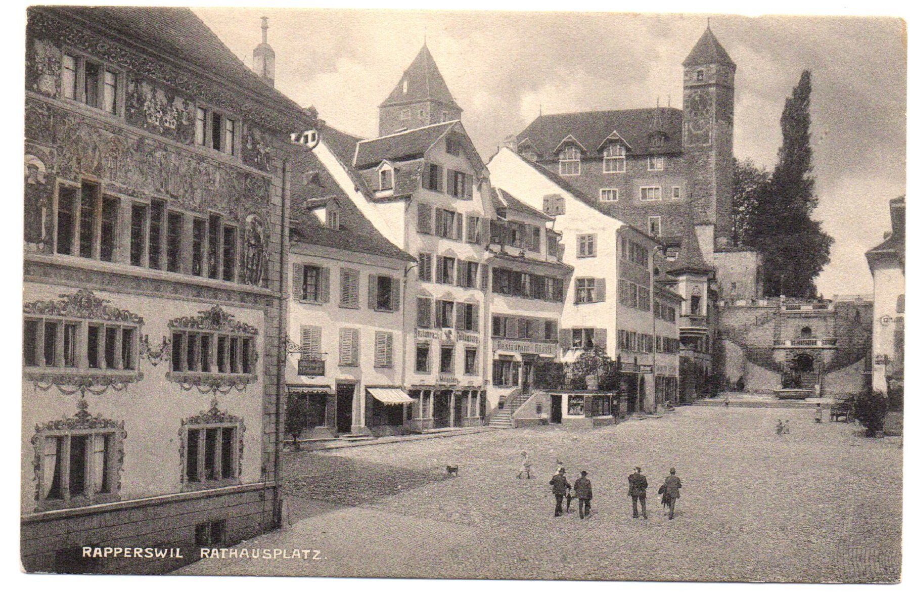 Cartes postales: RAPPERSWIL Rathausplatz – Neuf (Voir description) à Jona par philajona
