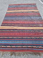 200×325 Wunderschöner Orientteppich Kelim Handgeknüpft