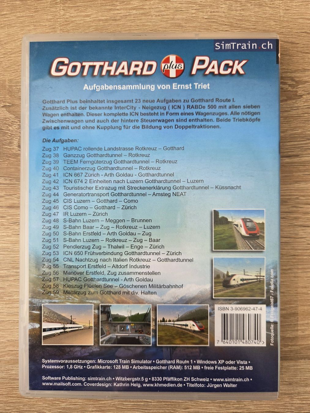 Jeux: Gotthard Plus Pack for Microsoft Train Simulator EN/GR - PC – D'occasion à Carouge GE par Franllo 1
