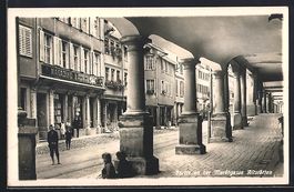 Altstätten, Strasse Marktgasse mit Gesc