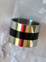 unisex AISI Ring, Edelstahl Grösse 18 M