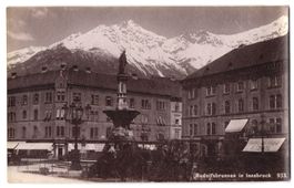 Fotografie Innsbruck, Rudolfsbrunnen, La