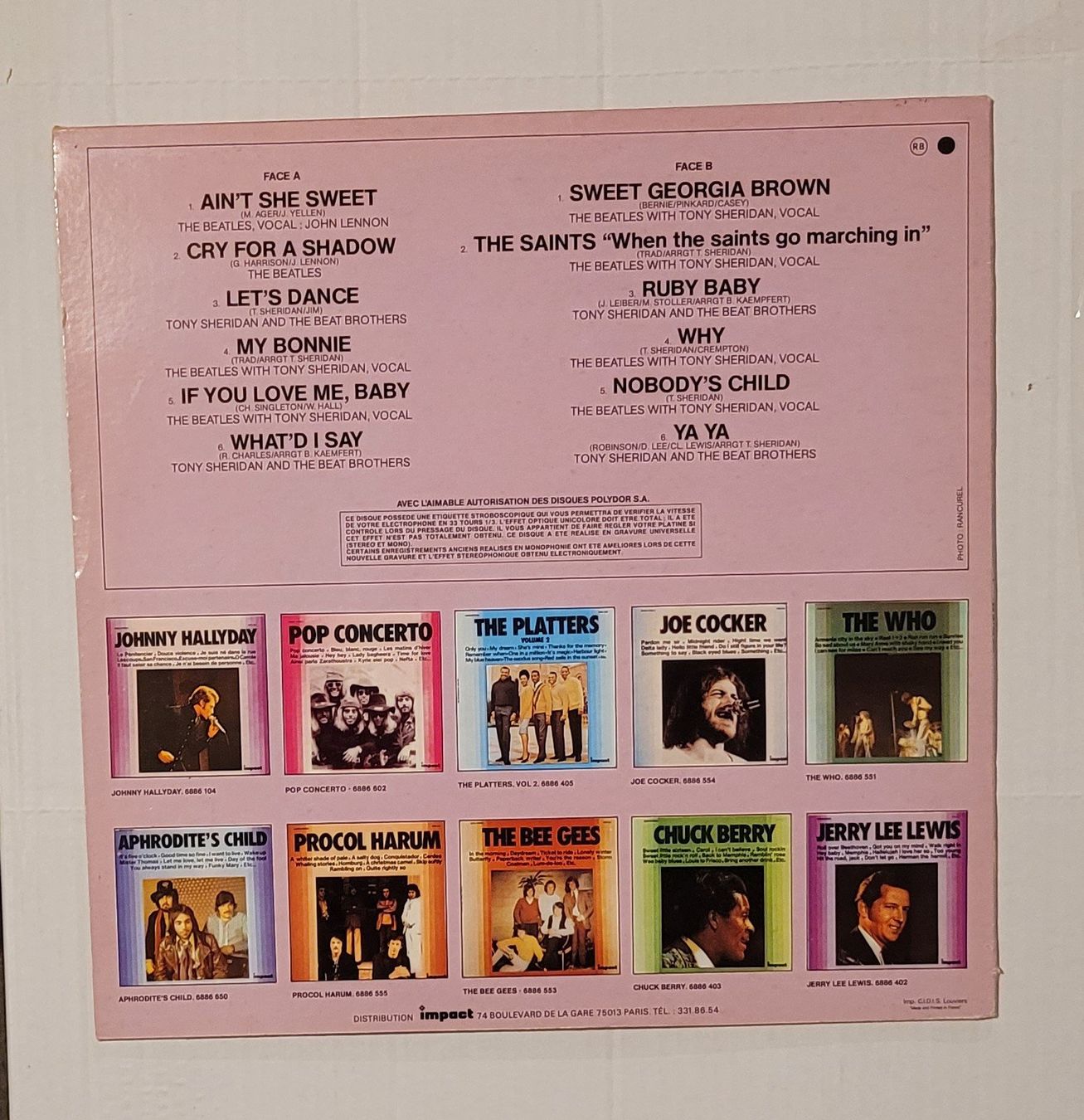 Dischi in vinile: The Beatles First And Tony Sheridan – Usato da Zürich venduto da Avd 1