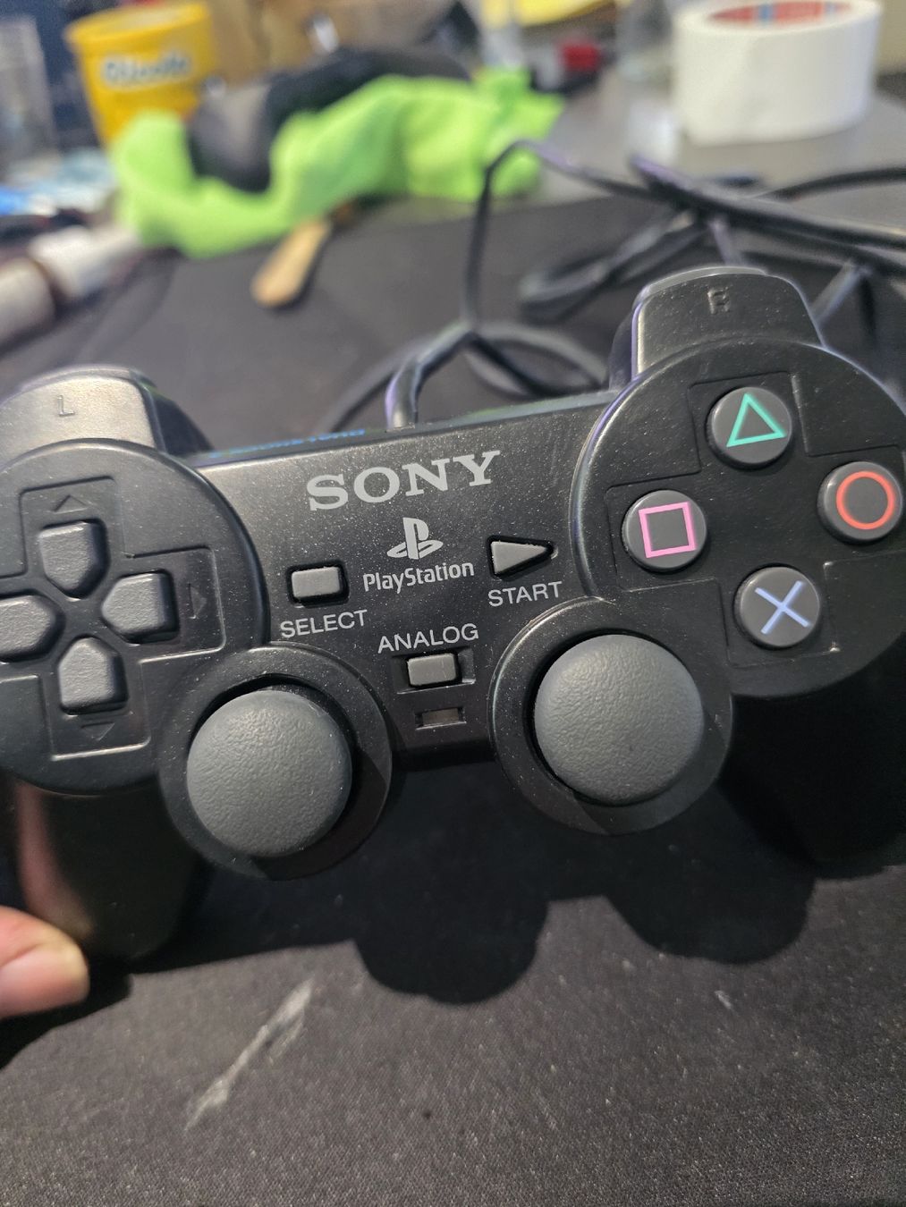 Sony Controller: Sony PlayStation 2 Controller Schwarz Zustand gut – Usato da bennwil venduto da methorn01 1