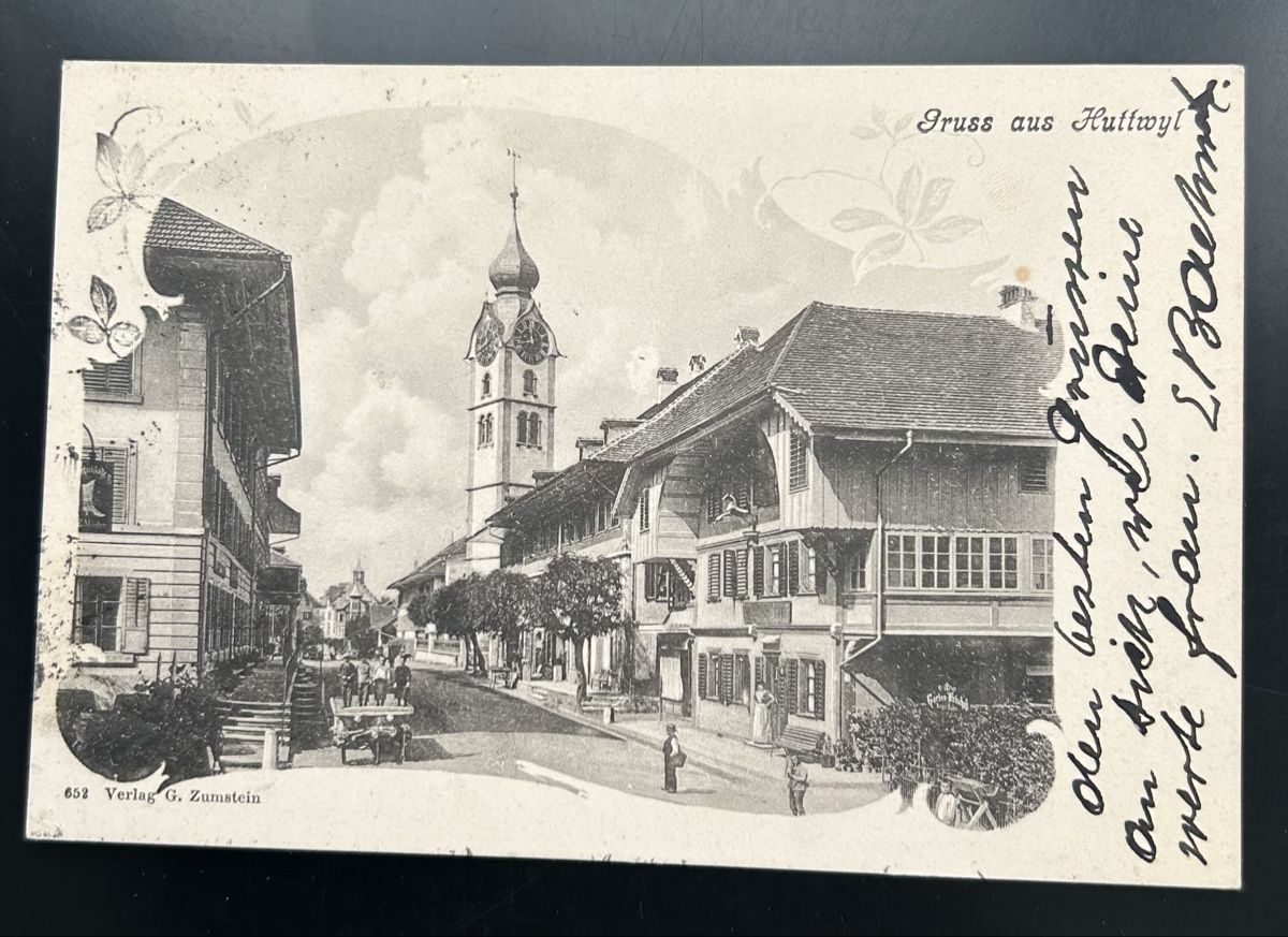 Cartes postales: Gruss aus Huttwil 1906 – D'occasion à Horw par Tellbub