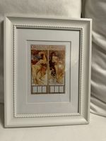 Art Nouveau Chocolate Girls Framed Print, White Frame