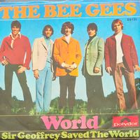 Vinyl-Single Bee Gees - World