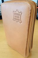 Natura Leder Etui Federmäppchen mit vollem Inhalt!