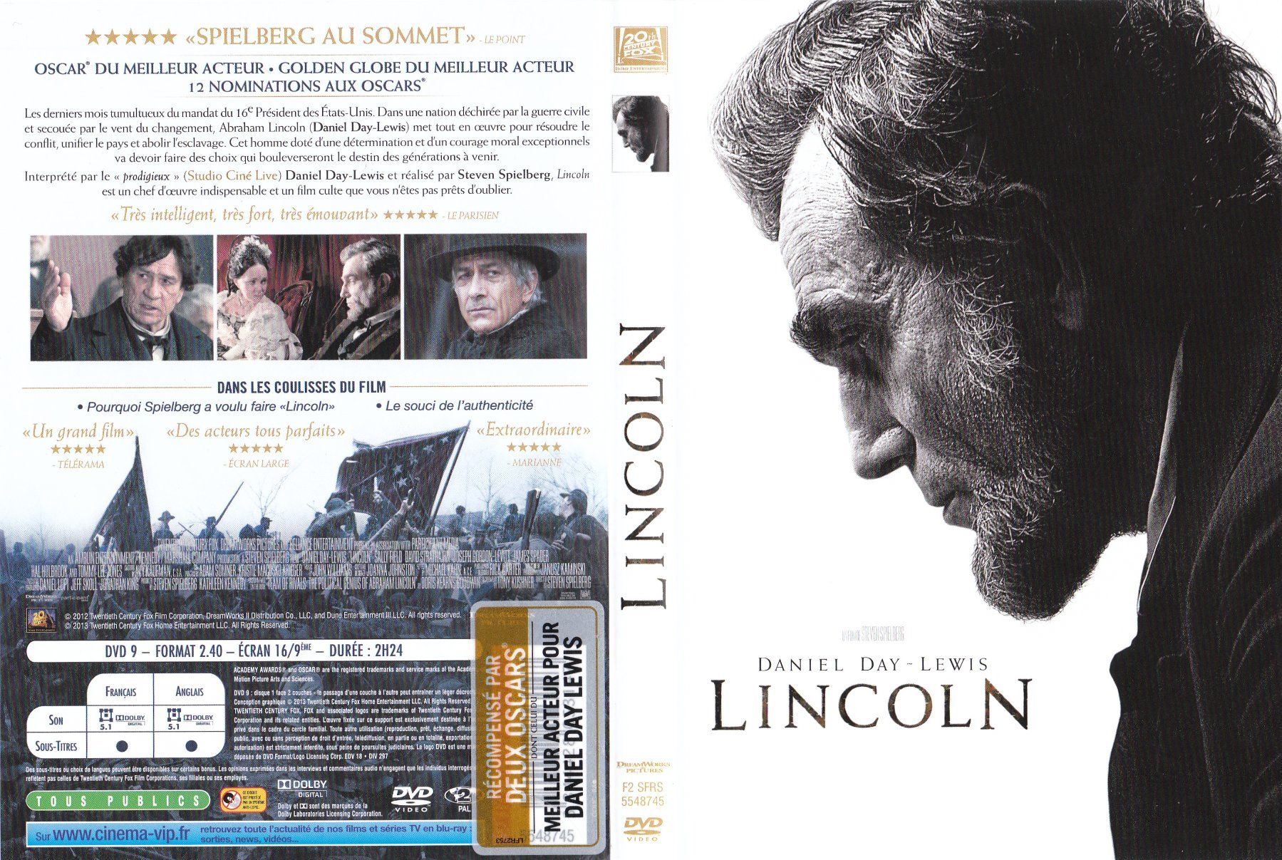 Alle DVDs: DVD - Lincoln (2013) Daniel Day-Lewis – Neu (gemäss Beschreibung) aus Lausanne von pipo_2017