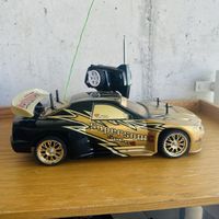 Tamiya Fernsteuerungsauto Gold Schwarz mit Fernbedienung