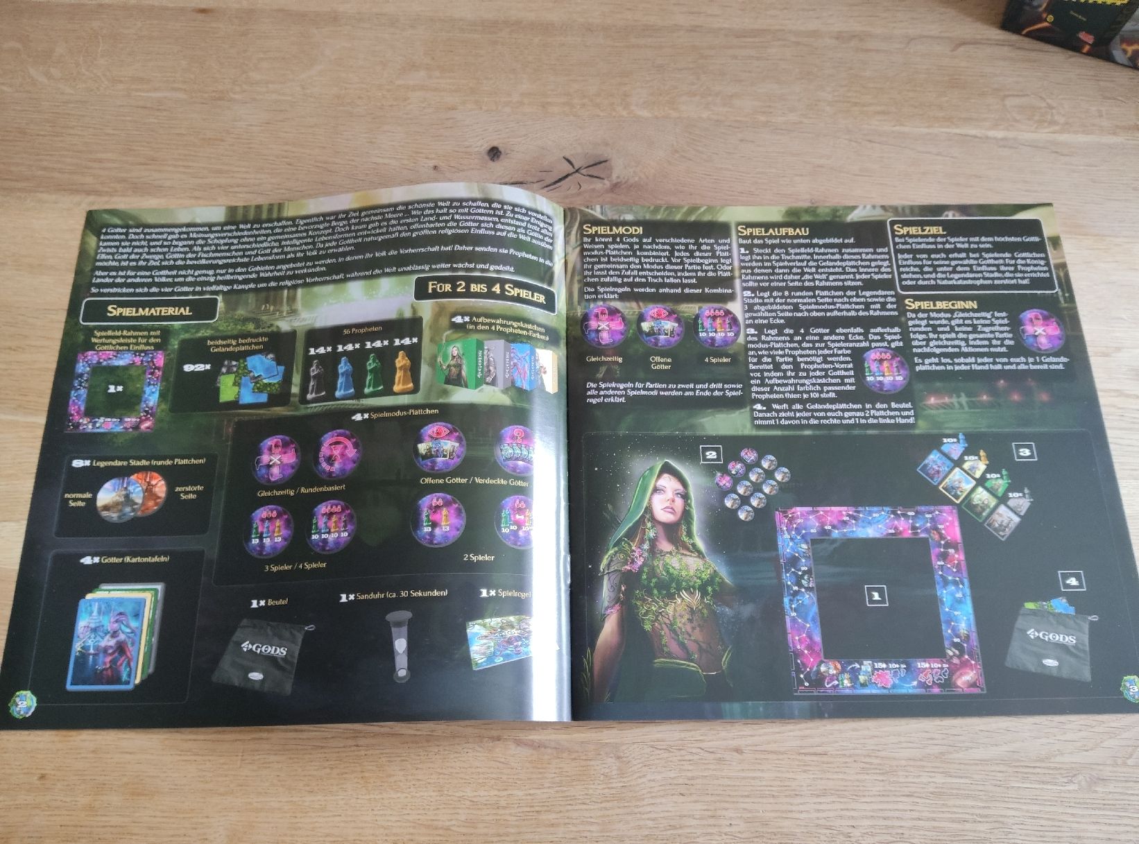 Giochi: 4 Gods - Brettspiel - Asmodee – Usato da Zofingen venduto da Justice79 8
