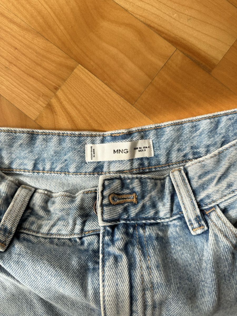 Mango Jeans: Mango Mid-Waist Jeans, Gr. 36, hellblau – Usato da Lachen SZ venduto da ali_5xw5 1