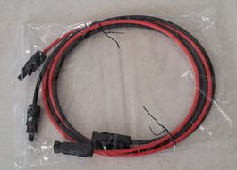 *** Solarkabel Set 2x2m rot schwarz MC4 Stecker Verlängerung