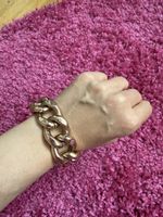 Armband Gliederkette Goldfarben guter Zustand