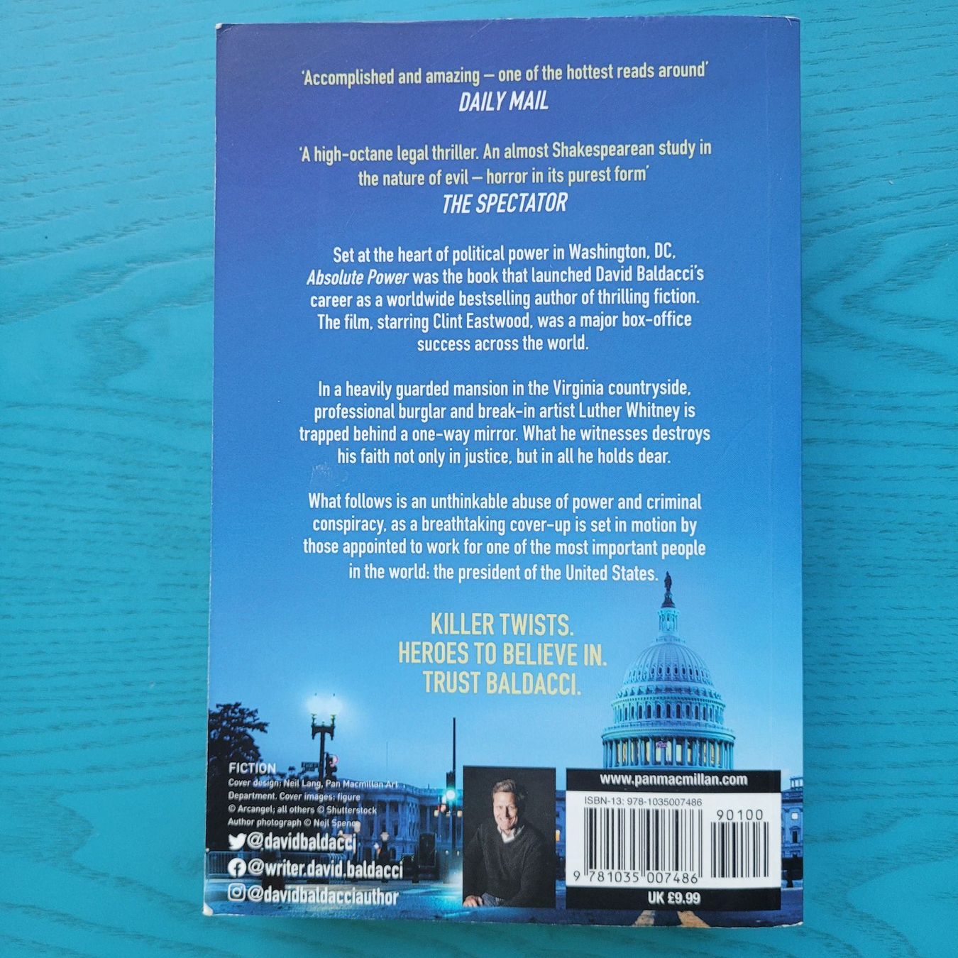 Libri: David Baldacci- Absolut Power – Usato da SCHÜBELBACH venduto da CoKaHa 1