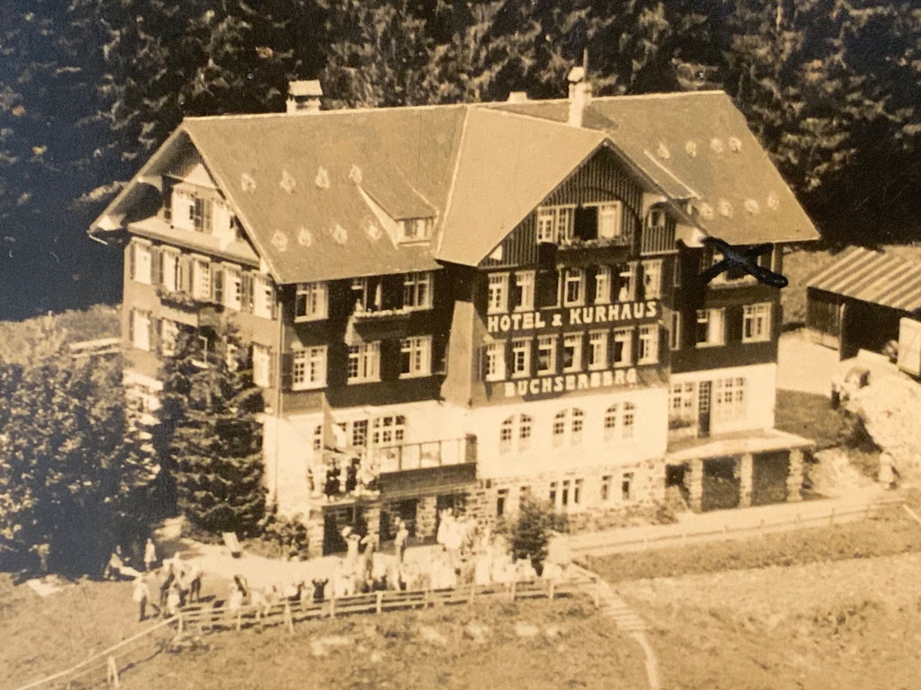 Cartoline postali: AK Buchs Hotel und Kurhaus Buchserberg – Usato da Wila venduto da 7churfirsten 1